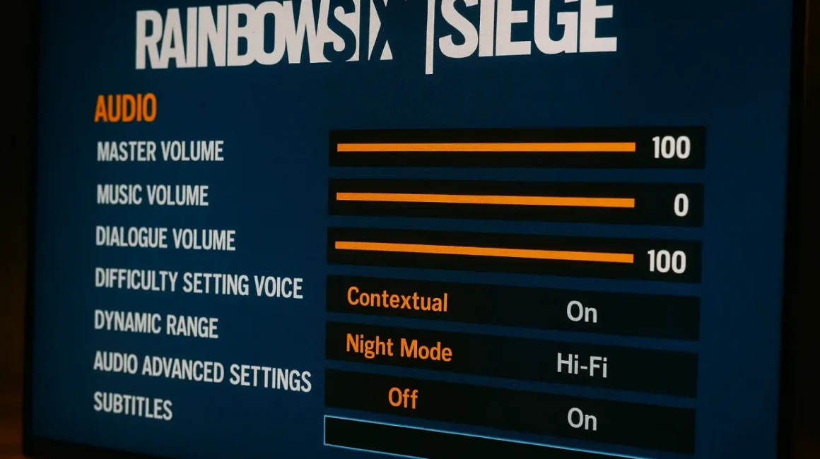 Лучшие настройки звука в Rainbow Six Siege для соревновательной игры