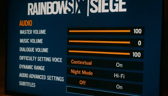 Лучшие настройки звука в Rainbow Six Siege для соревновательной игры